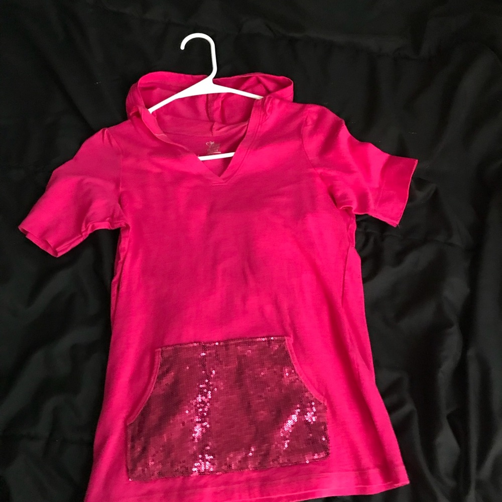 Never worn pink hoodie